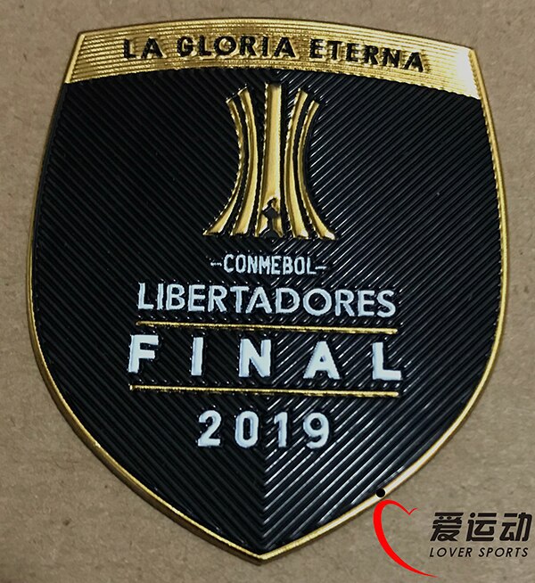 Flamenco FINAL COPA LIBERTADORES PATCH SET CONMEBOL LIBERADORES Final Match Details + TROPHY 1 en TROPHY 2 patch