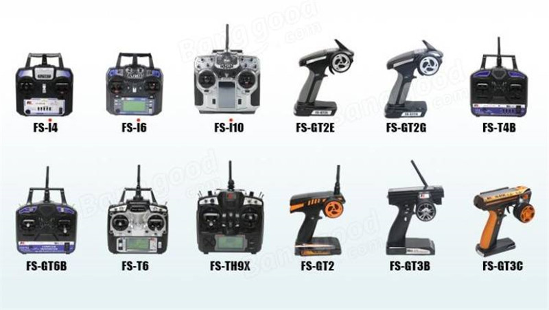 FlySky FS-R6B 2.4 Ghz 6CH RC FS R6B Ontvanger voor FlySky TH9X FS-CT6B FS-T6 Zender Afstandsbediening onderdelen