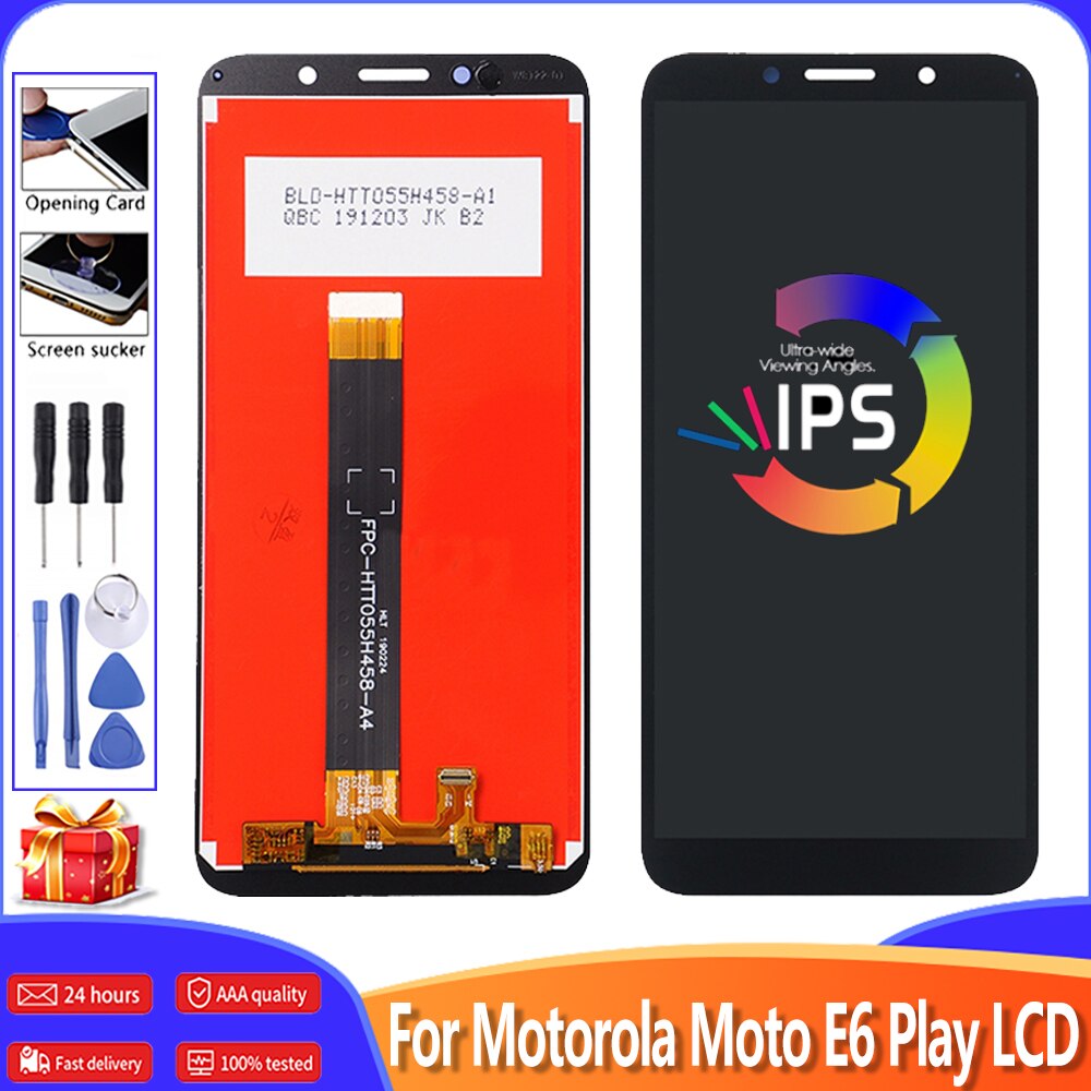 5.5 "Scherm Origineel Voor Motorola Moto E6 Spelen XT2029 XT2029-1 Lcd Display Touch Screen Digitizer Monteren Voor Moto E6 play Lcd