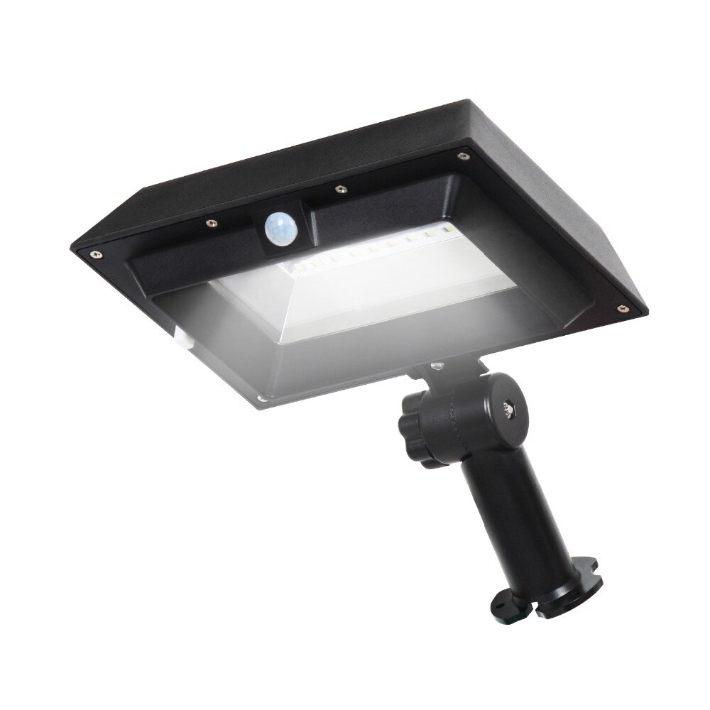 T soloppgang 30 ledet utendørs vegglampe 3000k/6000k ledet solenergi takrenne lys pir solenergi bevegelsessensor lampe vanntett  ip44 steet lys