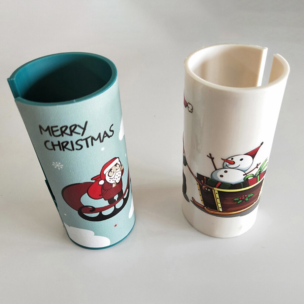 Unique Christmas Sliding Wrapping Paper Cutter, Cuts Perfect Line Every Single Time Wrapping Paper Roll Cutter Safe Cutter Tool