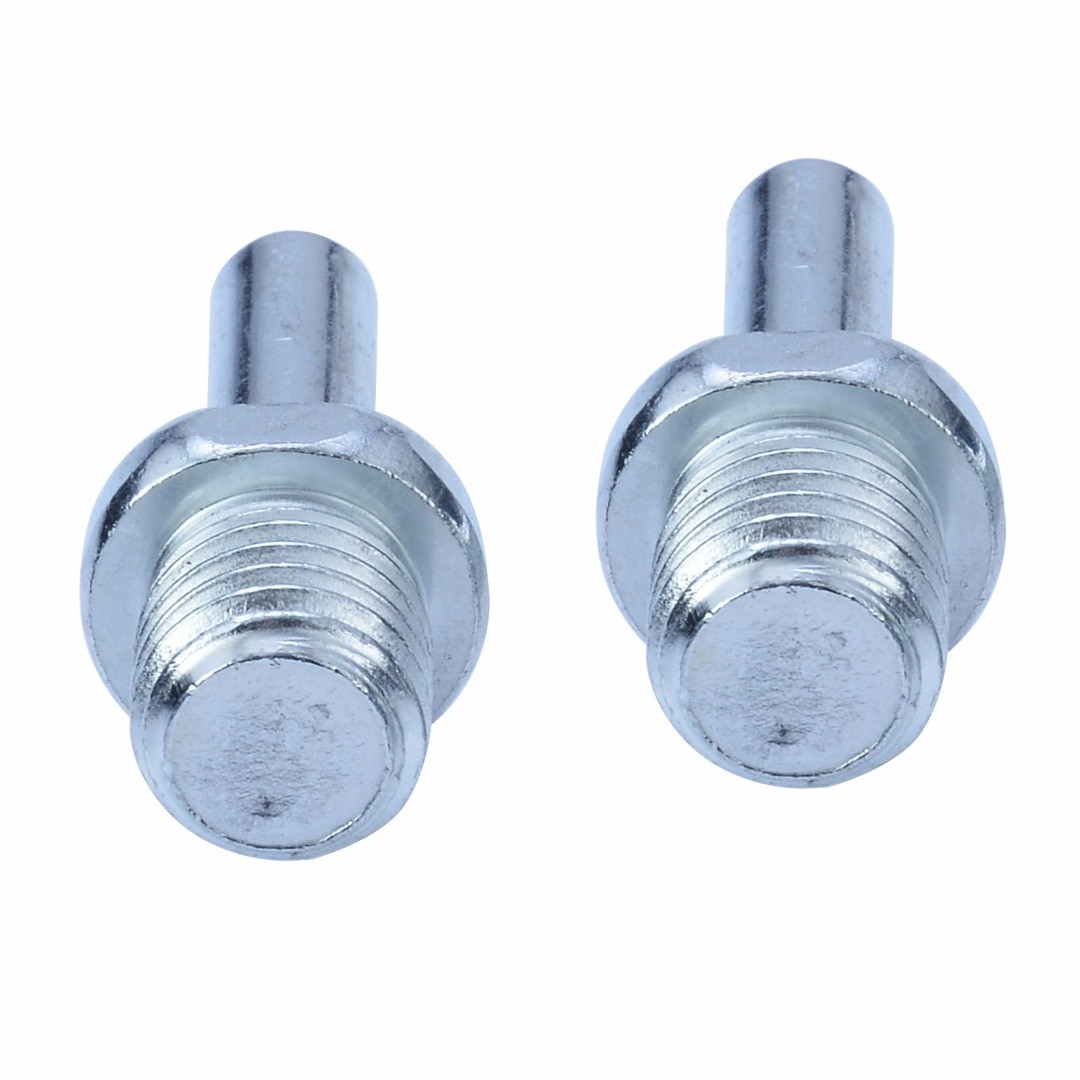 2 stücke Edelstahl M14 Schraube Spindel Bohrer Adapter Sichern Pad Draht Pinsel Für Auto Polnischen Wachs Schaum Schwamm Pad polierer Puffer