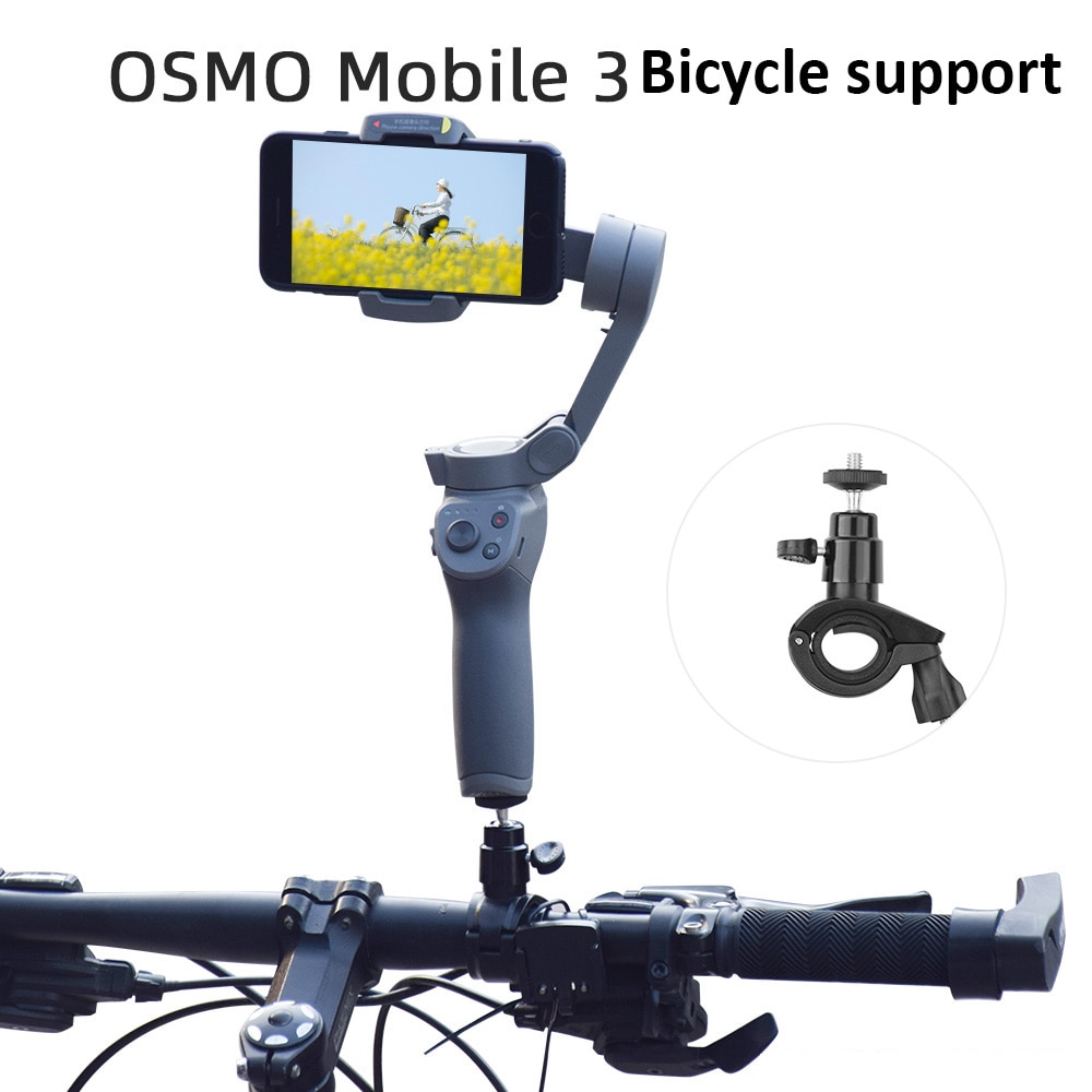 Voor OSMO Mobiele 3 Fiets Stand Mini Sport Camera Handheld Gimbals Mount voor Motorfiets Fietsen Houder