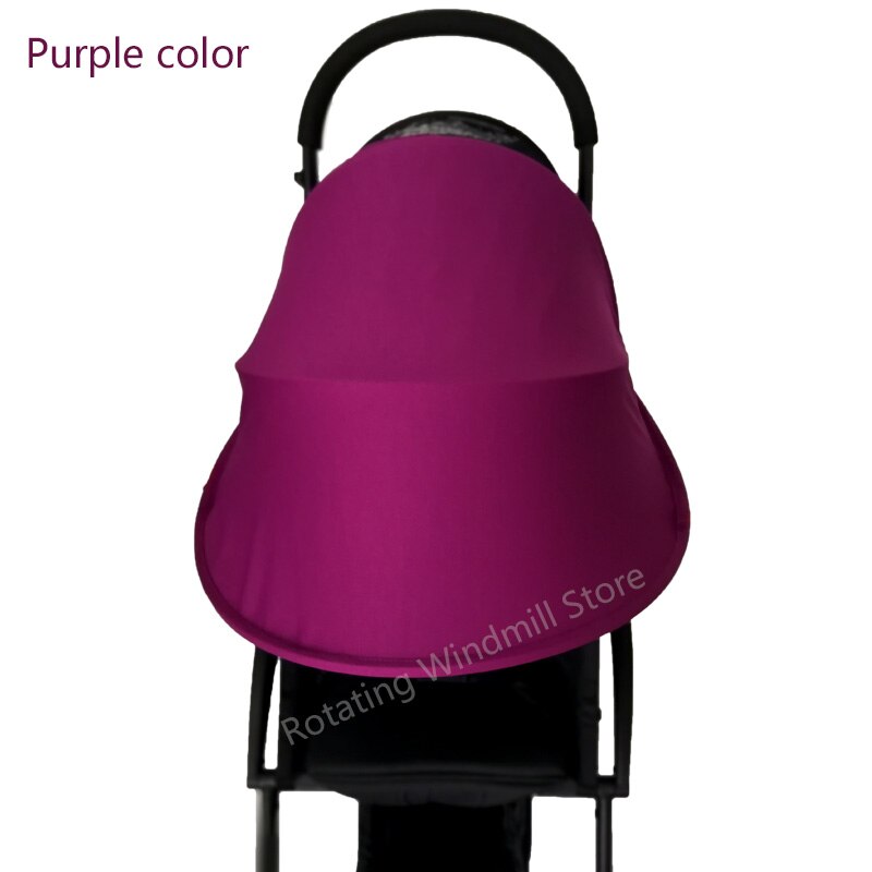 Baby Warenkorb Sonnenblende sonnenschutz Abdeckung Baby Kinderwagen Zubehör Baldachin Abdeckung Für Yoyo + YOYA Und Hohe Landschaft kinderwagen Sonne Haube: Violett