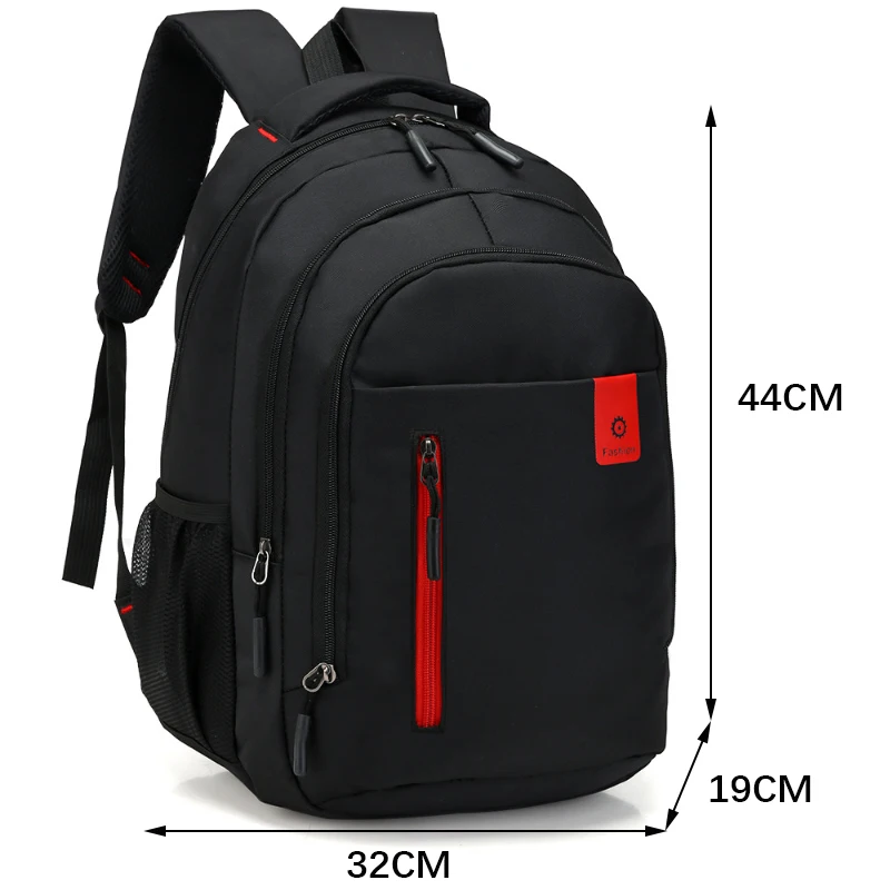 Męskie plecaki Oxford Wodoodporny plecak Biznesowa torba na komputer Casualowe plecaki podróżne Senior High School Student Schoolbag 가방: Brązowy