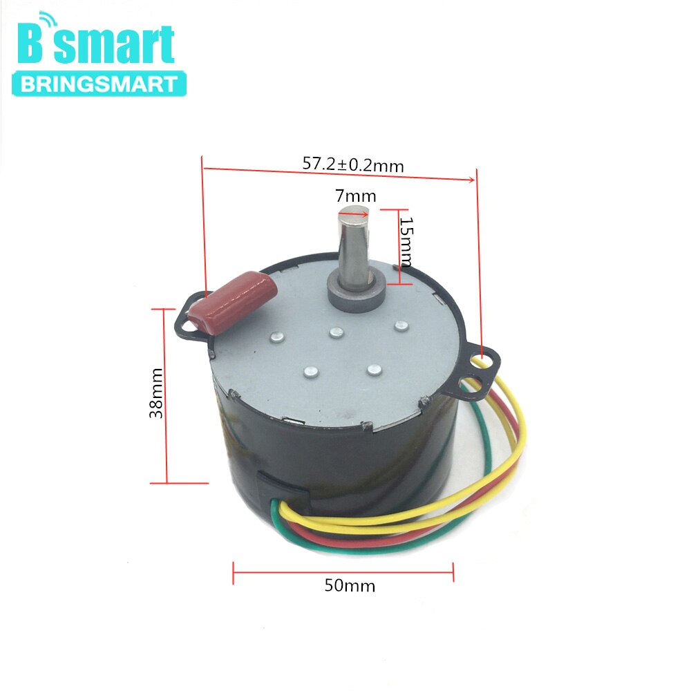 Ac 24V Synchrone Motor Ac 220V Omkeerbare Cw Ccw Lage Snelheid Motor 1-110 Rpm D As high Torque Motor Gebruik Barbecue Motor Diy
