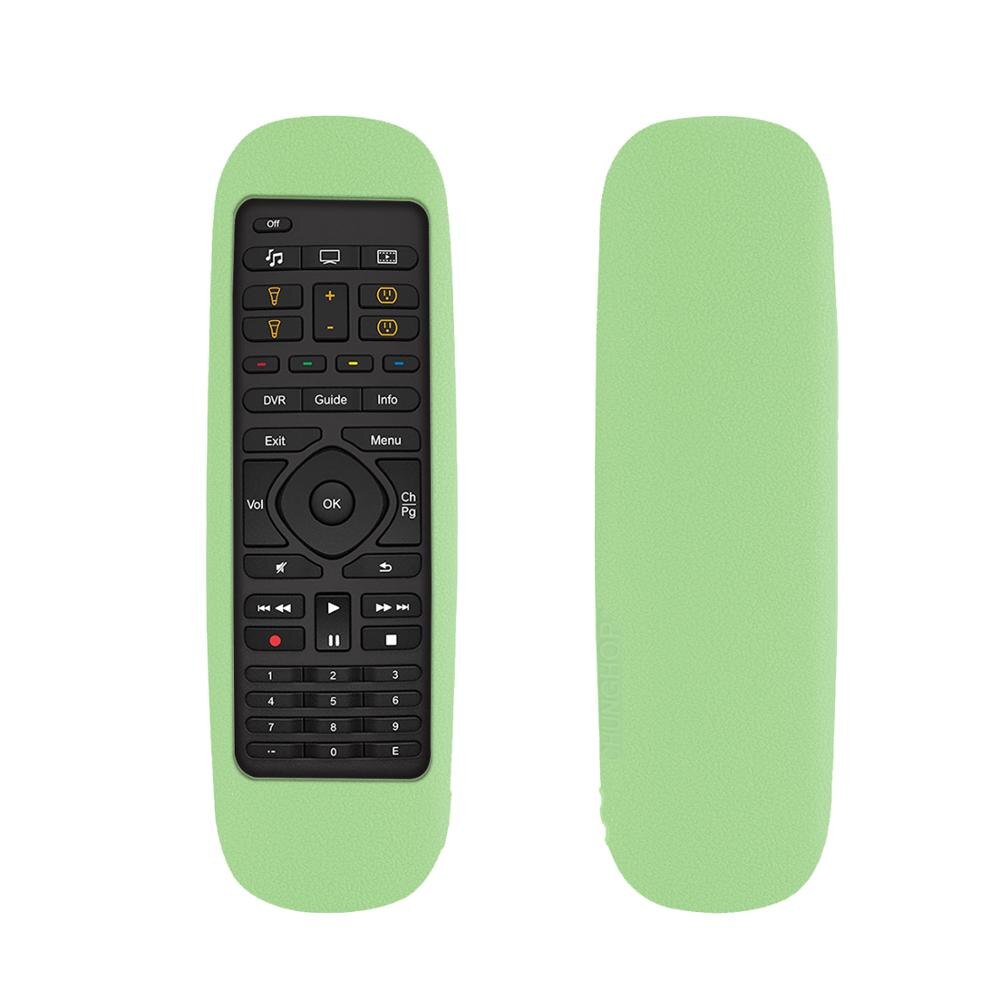 Remote Case for Logitech Harmony Companion All in One Remote Control Shockproof Washable Skin-Friendly Protective Cover: Green