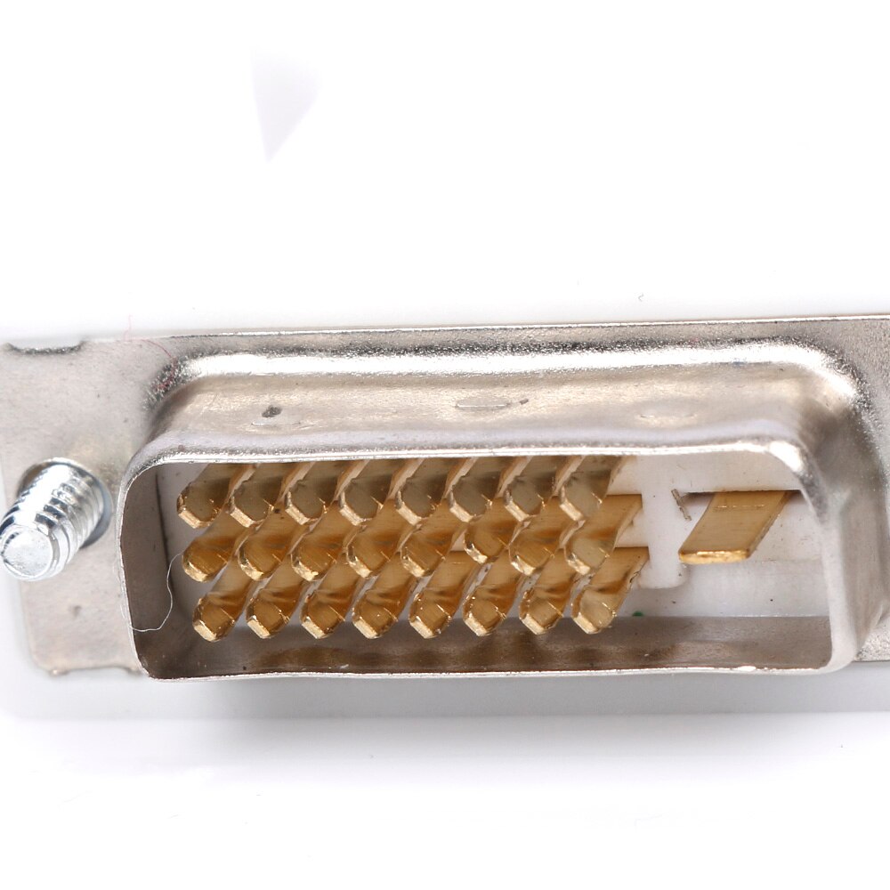 Dvi-i dual link 24+1 hane till  hd 15 stift vga svga hona kortmonitoradapter