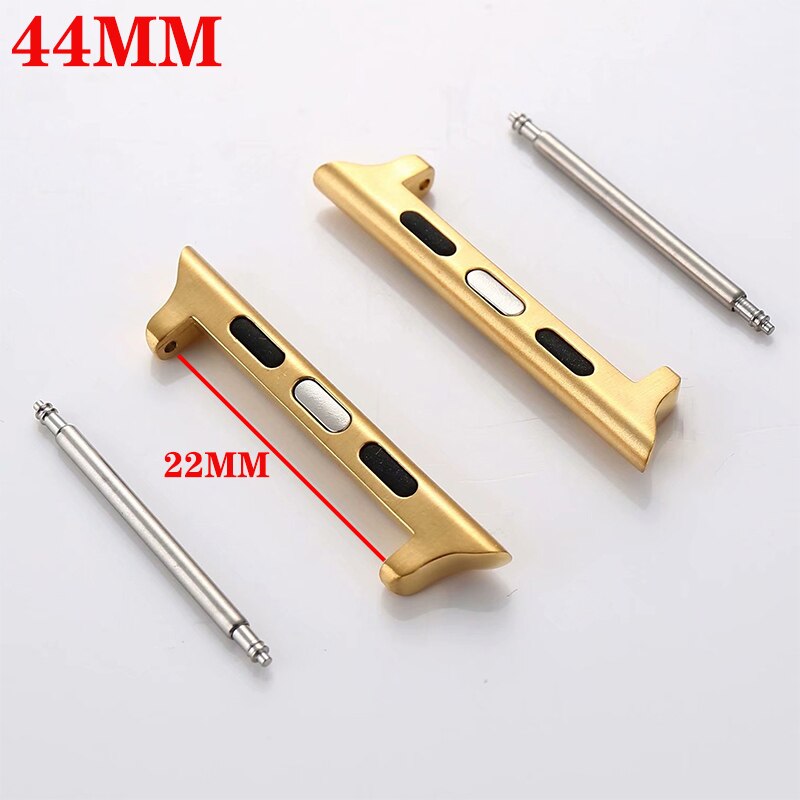 Connector Adapter Voor Apple Watch Band Apple Watch 4 3 5 Iwatch Armband 42Mm/38Mm 44Mm/40mm Naadloze Aluminium Linker 4/3/2