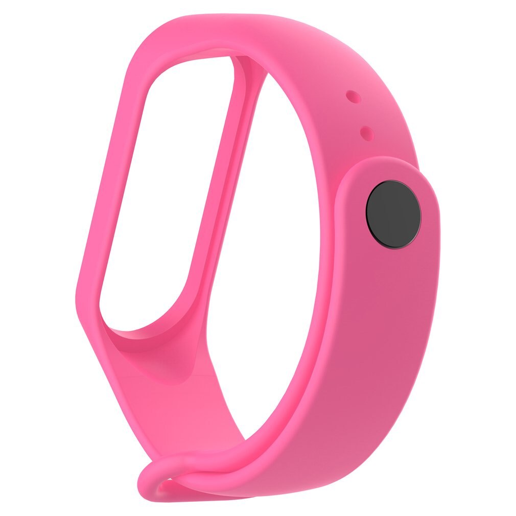 Voor Xiaomi Mi Band 5 4 3 Siliconen 20 Mm Vervanging Polsband Armband Horlogeband Voor Xiomi Mi Band 5 Miband 4 3 Band4 Polsband: Pink
