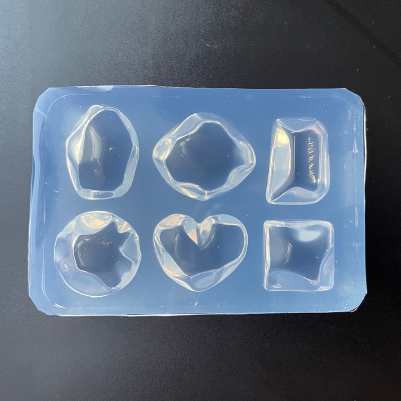 D0LC Irregular-shaped Earring Combination Earring Mold Epoxy Resin Jewelry Mold Resin Casting Pendant Mold Suitable for Diy