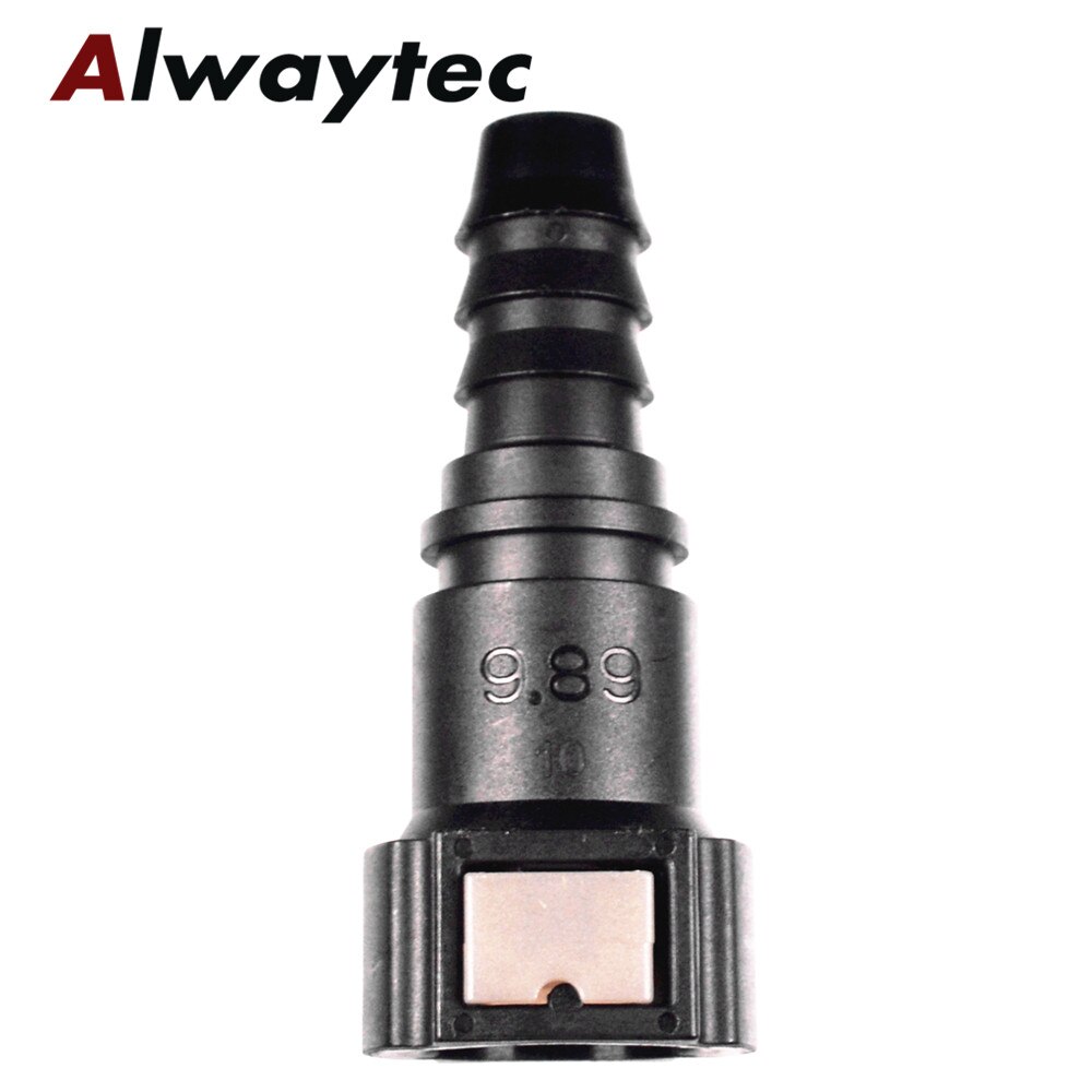 8mm Universal Straight Fuel Line Quick Release Connect Female Connector Black Excellent Craftsmanship and Well Durability: E3 9.89mm-ID9
