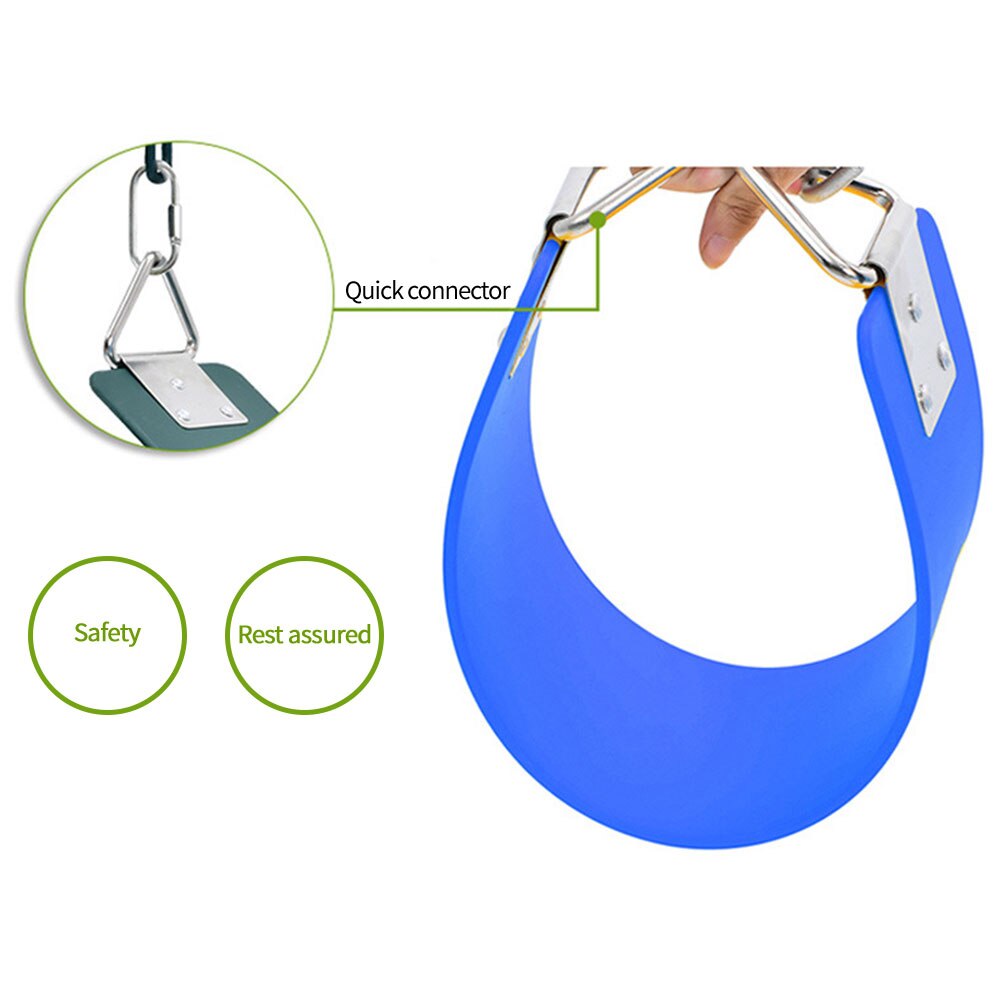 Yard Swing Seat Voor Peuters Volwassenen Speelgoed Met Metalen Driehoek Ring Outdoor Speeltuin Tuin Spelen Accessoires