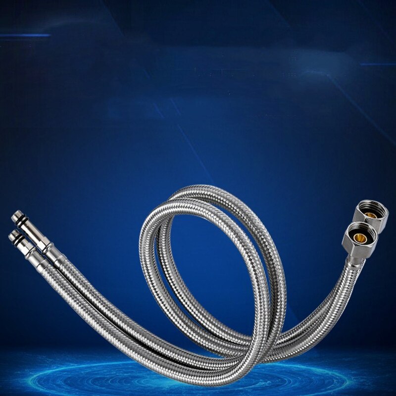 JETONG 60/80/150mm shower hose High stainless steel hoses for and cold showers, faucets
