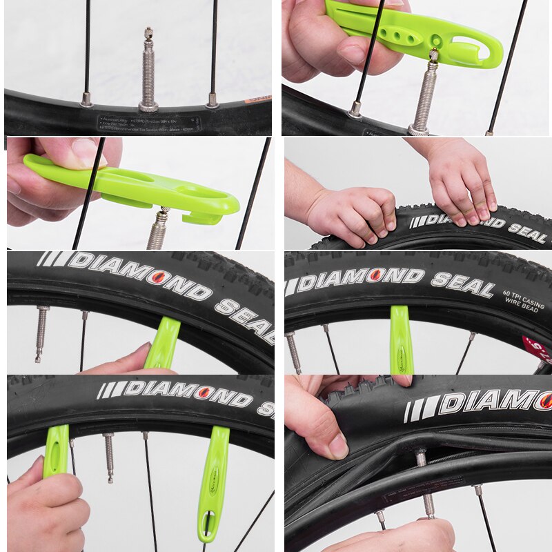 ROCKBROS levier de pneu de vélo Portable multifonctionnel dissolvant de