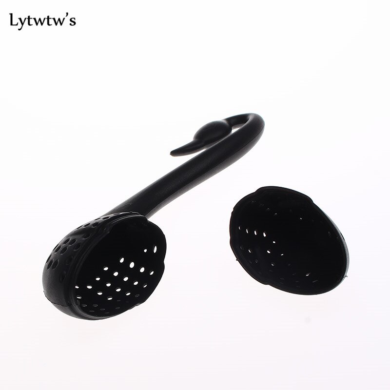 1 st svan sked te sil infusionssked tesked påse filter kök plast tekanna återanvändbara kapslar drinkware matlagning accessoies