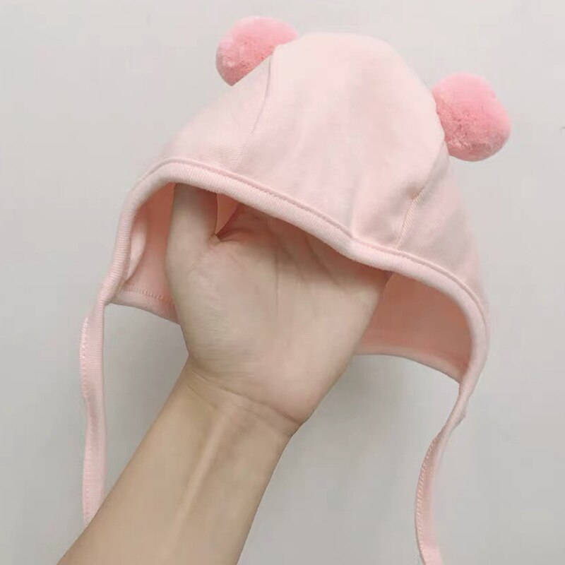 Cappello Del Bambino appena nato Orecchie Scaldino del Cotone Beanie Per I Ragazzi Infantili Delle Ragazze di Inverno di Autunno Bambini Carino Regolabile Berretti Cappelli Bambini Cofano