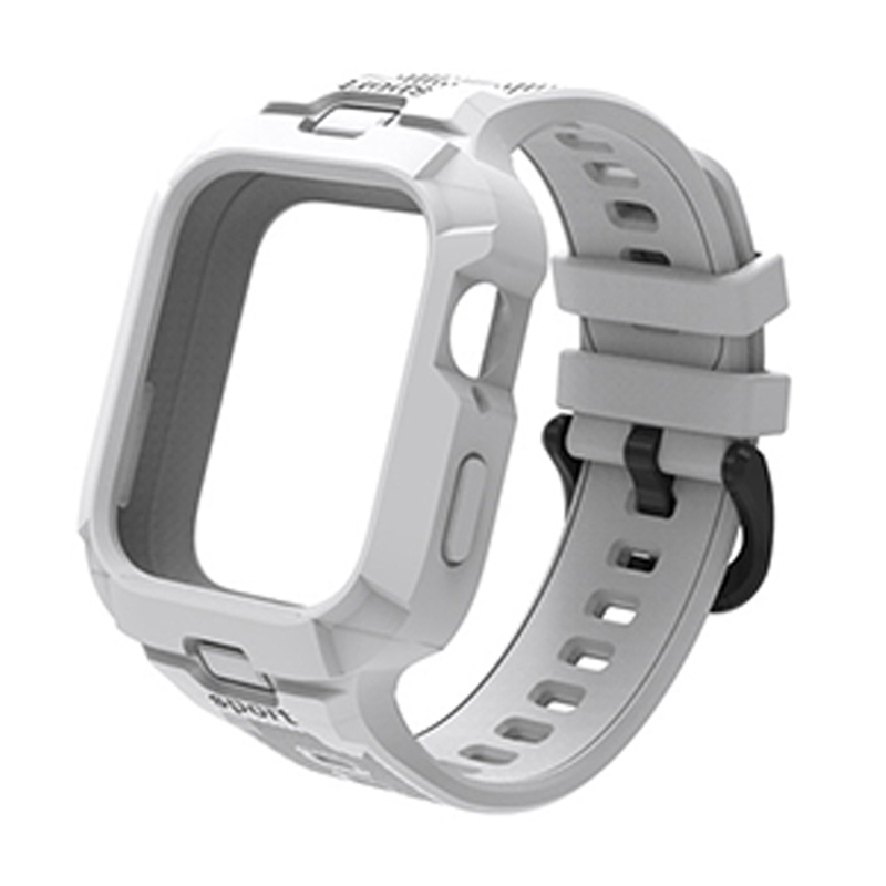 Sport Strap for Huawei Watch Fit 3 4 Pro Screen Protector Bumper Frame Protector Wriststrap for Huawei Watch Fit3 Strap Bracelet: XS / Silver