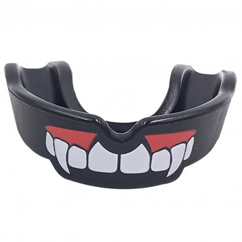 1Pc Taekwondo Muay Thai Fangs Patroon Gebitsbeschermer Boksen Sport Voetbal Hockey Karate Tandensteunen Tooth Protector Mouth Guard: Black