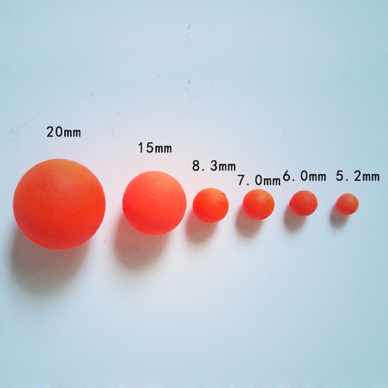 10 Pcs Diameter 5.3 Mm-8.3 Mm Eps Schuim Vissen Float Hard Drijfvermogen Bal Vlotter Gear Fish Float Outdoor drijvende Vissen Accessoire