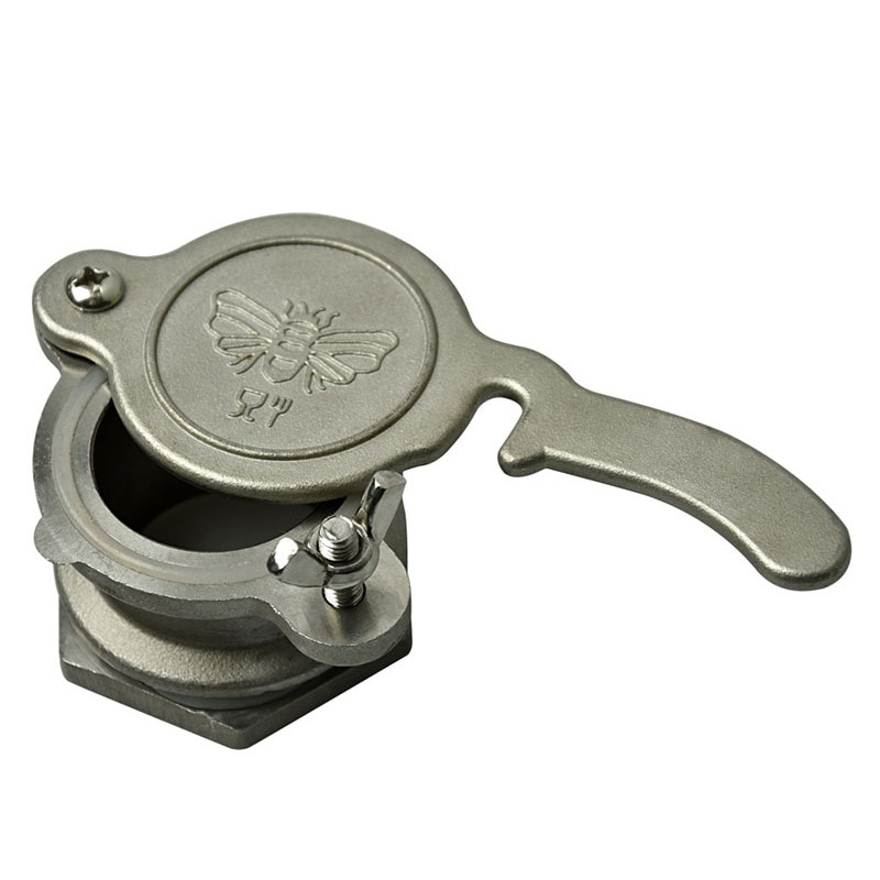 304 Stainless Steel Honey Gate 4CM Inner Diameter Honey Valve Beekeeping Honey Extractor Gate