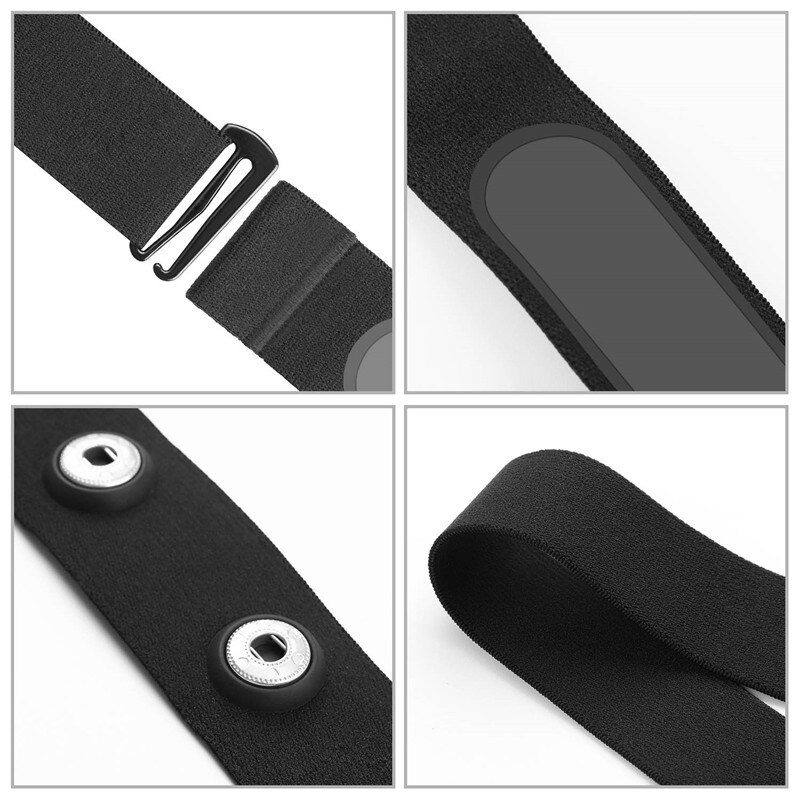 Coospo-correa para el pecho con Sensor de ritmo cardíaco, repuesto de correa suave elástica multicolor para Polar Wahoo Garmin