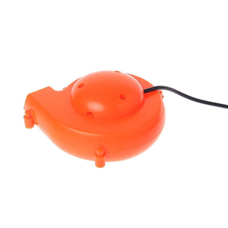Elektrische mini-ventilator luchtblazer voor opblaasbaar speelgoedkostuum pop op batterijen usb