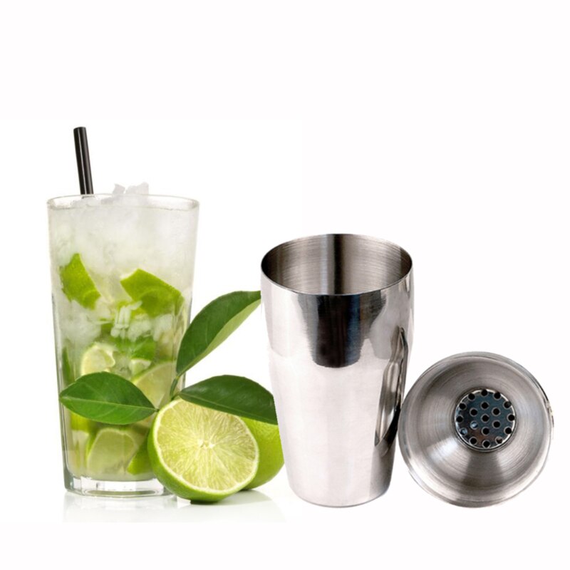 550ml Stainless Steel French Cocktail Shaker Classic Bar Cocktail Shaker Bartender Bar Tool