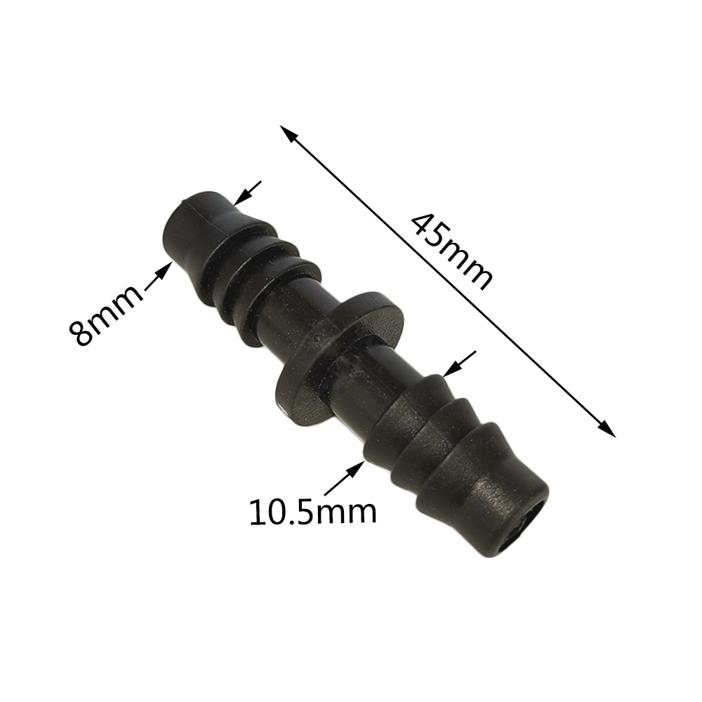 20Pcs 3/8 "8/11 2 vie spinato connettore dritto riparazione tubo da giardino adattatore tubo da giardino diretto