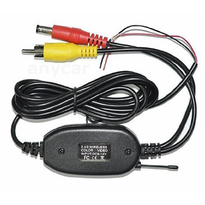 2.4 Ghz Wireless Rear View Camera RCA Video Transmitter & Receiver Kit for Car Rearview Monitor FM Transmitter & Receiver