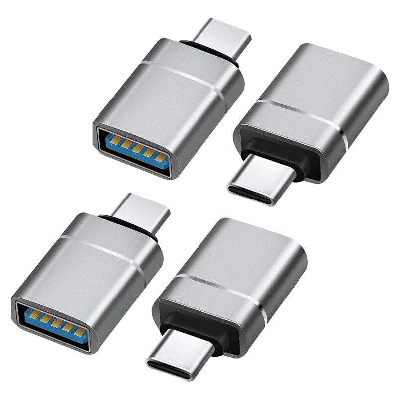 2X Adapter Type C To USB 3.0 Adapter Thunderbolt 3 Type-C Adapter OTG Cable For Pro Air Samsung S10 S9 USB OTG: Default Title