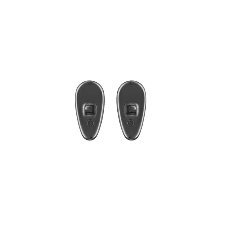 Glasses D Shape Ceramics Eyewear Nose Pad For Sunglasses Vintage Anti-slip Brace Support For Eyeglasses Accessories: black