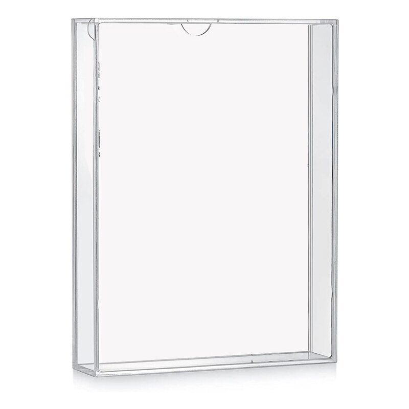 Shadow Box Frame Acrylic Photo Frame DIY Desktop Display Box All Transparent Storage Box: Default Title