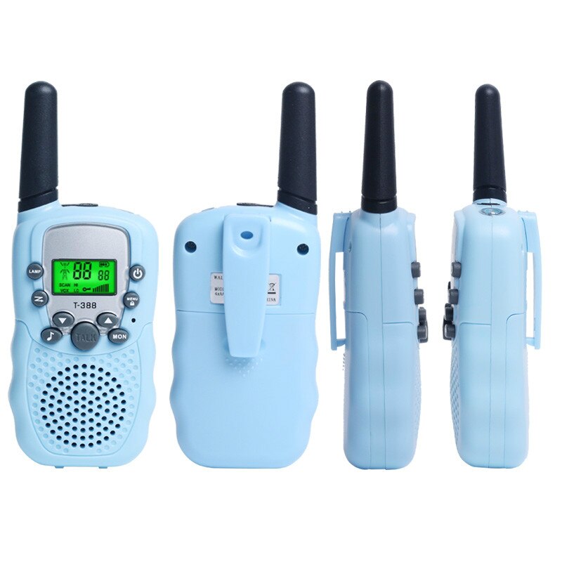 2pcs OPPXUN T388 Mini Children Walkie Talkie Kids Portable Ham Radio Station Cb UHF Headset Transceiver Christmas Telefon