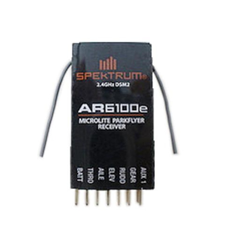 DSM2 2.4GHz 6 Channel 6CH AR6100e RC Receiver Acceptor Support SPEKTRUM DX6i/DX7 DSM-X JR DSX7 DSX6 DSX9 Transmitter