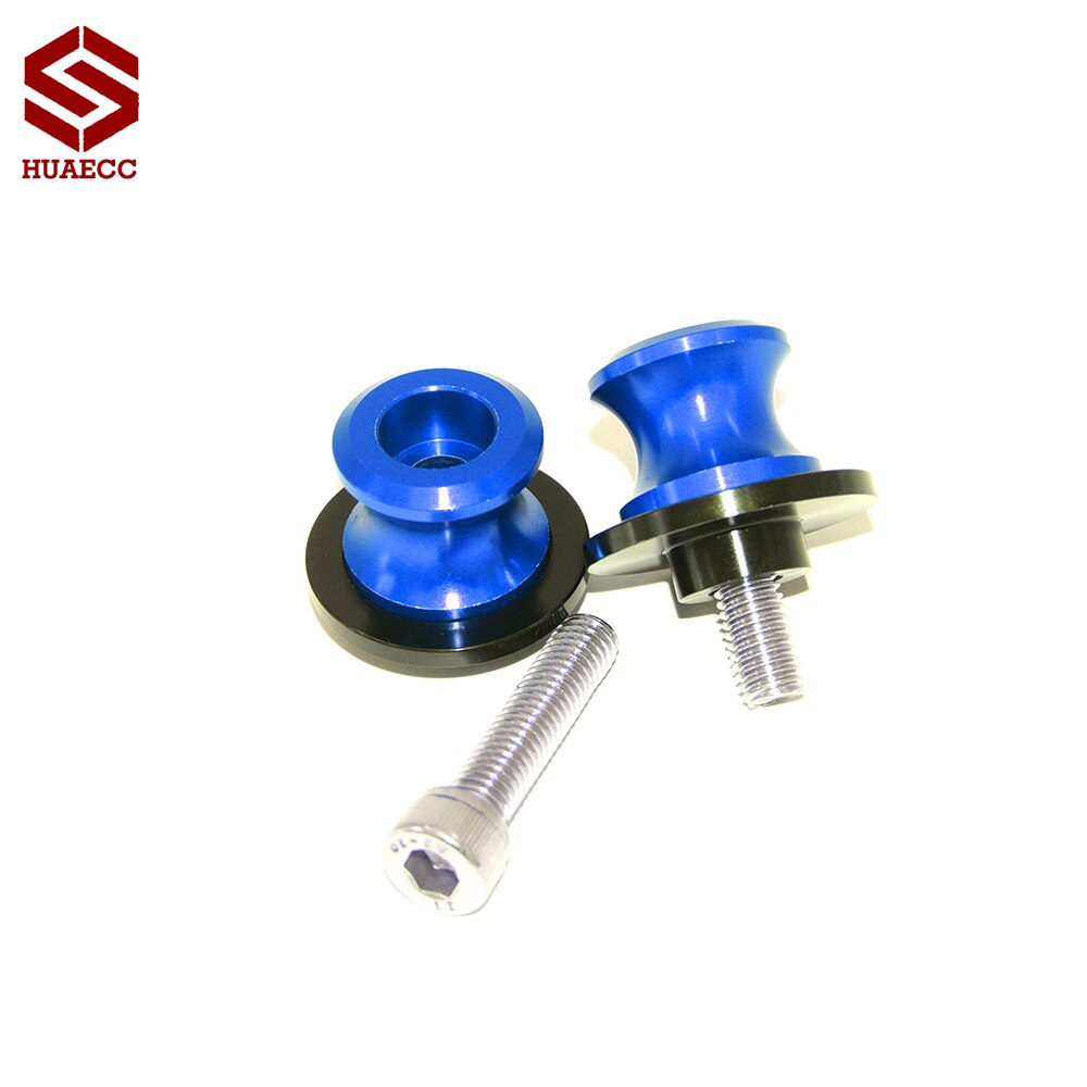 Tornillos deslizantes de aluminio para motocicleta, soporte de carrete basculante para Yamaha YZF R6, 1999, 2000, 2001, 2002, 2003, 2004, 2005, 2007, 6mm