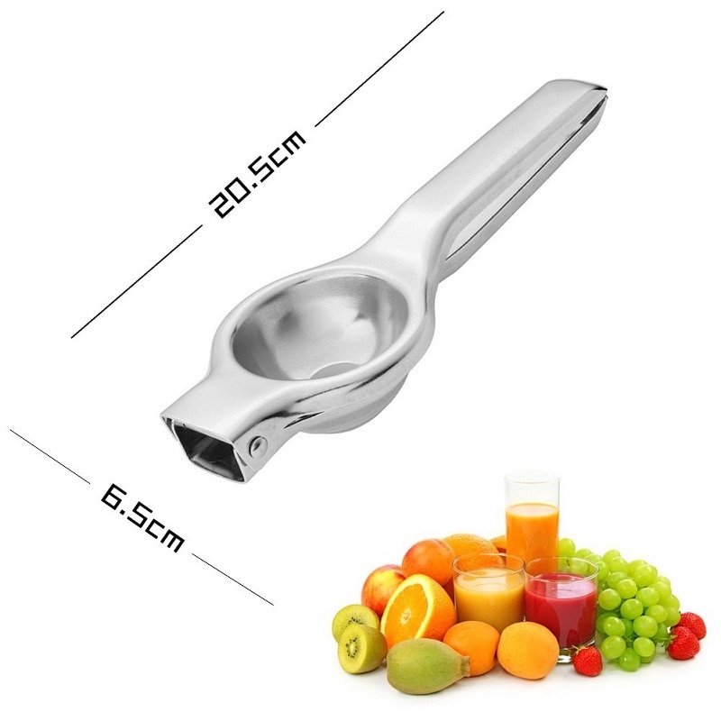 Sitruspresse manuell juicepresse i rustfritt stål metallpresse juicer til frukt appelsin sitron sinaasappel kjøkkenverktøy tilbehør