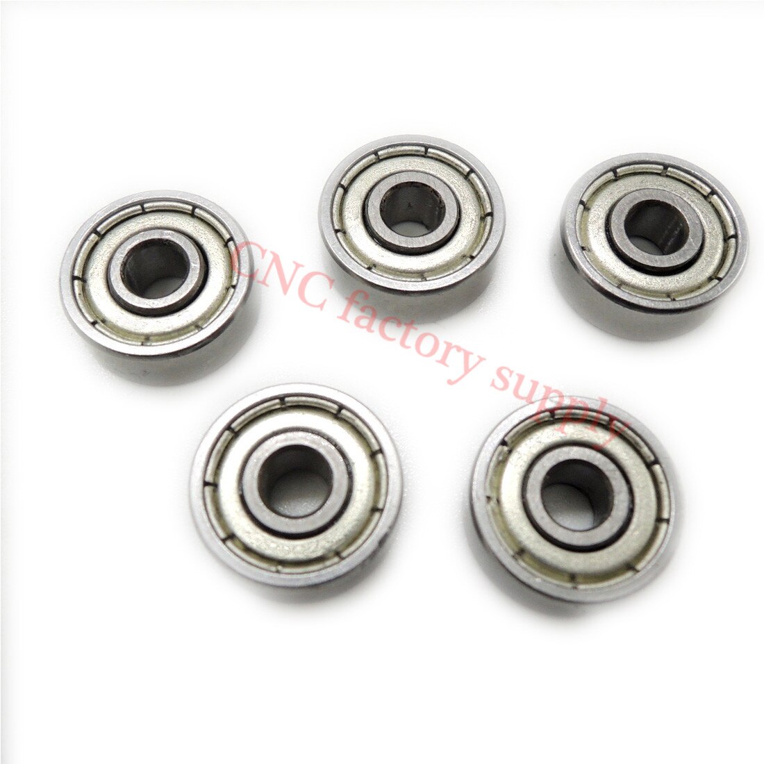Roulements à Billes R3-2RS - 10 Pièces, 3/16"x1/2"x10/51", Gorge Profonde, étanches, Neufs