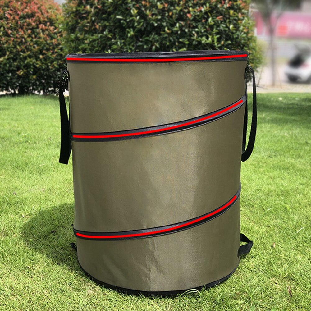 10/12/20L Tuin Prullenbak Pop-Up Prullenbak Draagbare Opvouwbare Vuilnis Blad Inklapbare Container Voor gazon Tuin Met Handvatten