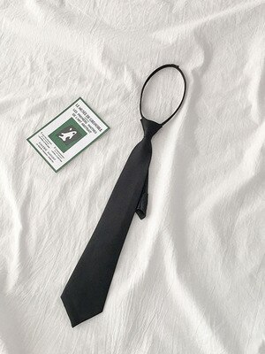 Dame slips retro solid silkeaktig smal hals slips slim glatt dame slips koreansk stil enkel matchende trendy unisex: Default Title