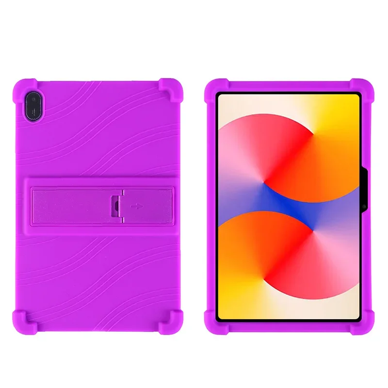Deksel til huawei matepad  se 11 -tommers nettbrett, støtsikkert silikonstativ: Lilla