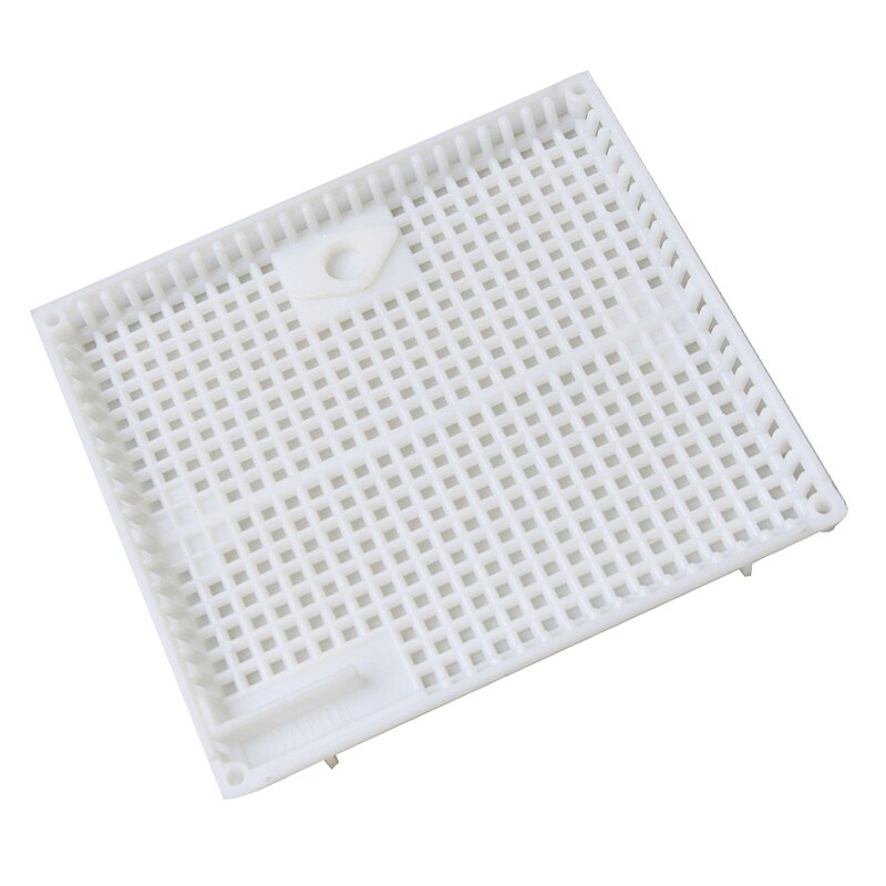 Caja de presentación de la Reina Nicot, Kit de cría de Reina redonda plana de plástico, jaula de presentación para apicultor, 1 Uds.: White