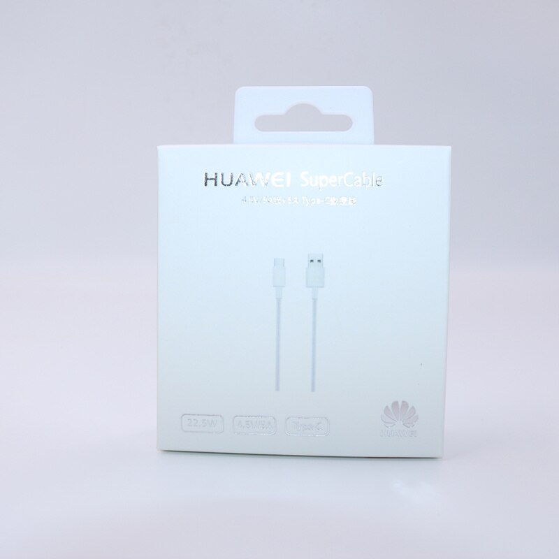 Huawei 5V 4.5A Usb Super Lader Supercharge 5A Type C Kabel Voor Mate 10 20 30 Pro P40 P30 p20 Pro P9 P10 Plus Honor 10 20 V10: Only cable