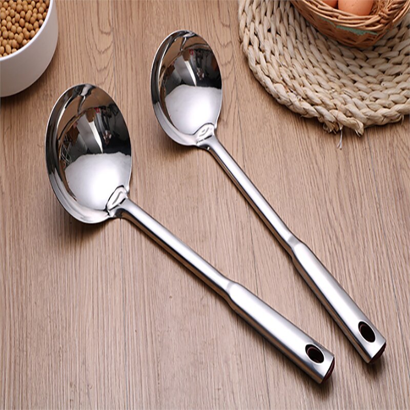 Stainless Steel Fried Shovel Cooking Turners Spatula Spoon Colander Home Kitchen Gadgets Accessories Cooking Tool