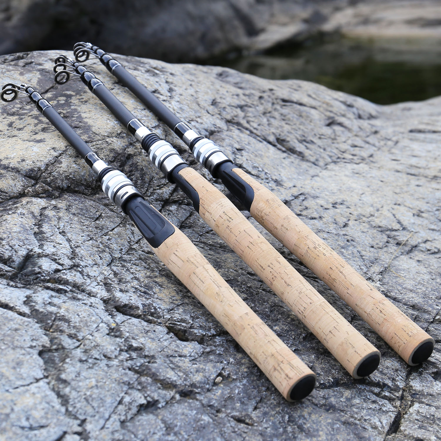 Sougayilang 3m L M HPower Fishing Rod 6 Section Feeder Rod Ultralight Weight Carbon Spinning Travel Rod Fishing Tackle De Pesce