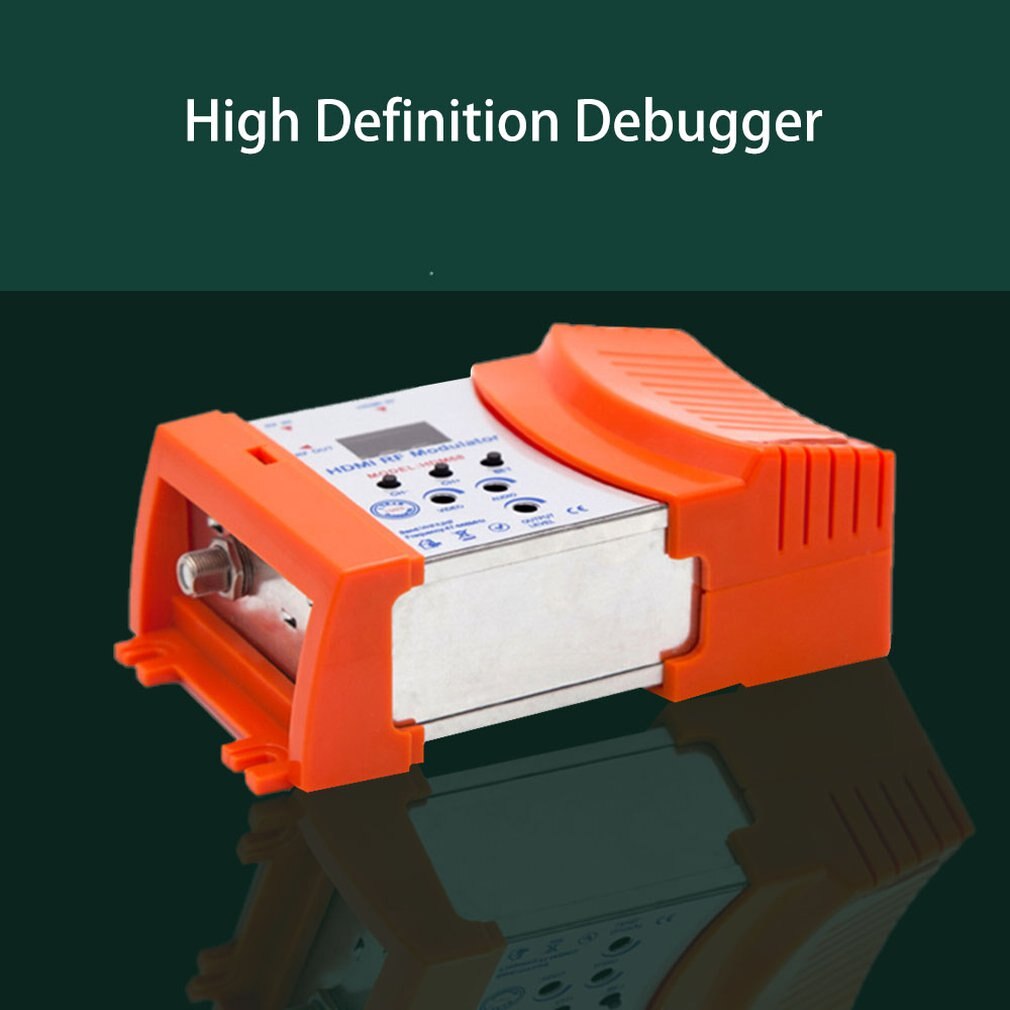 modulateur numérique HDM68 modulateur numérique RF HDMI convertisseur AV à RF modulateur Portable Standard VHF UHF PAL/NTSC pour Orange EU