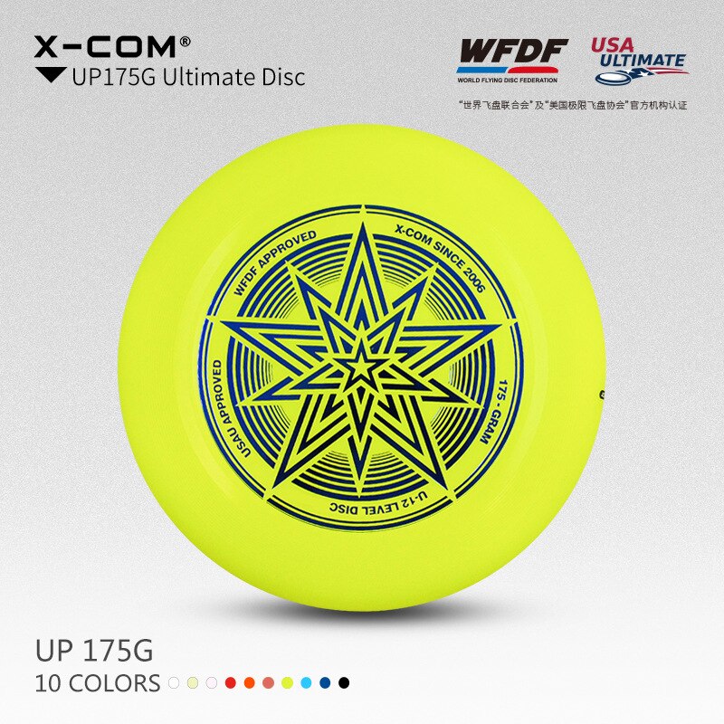 X-COM Professionele Ultimate Flying Disc Gecertificeerd Door Wfdf Voor Ultieme Disc Concurrentie Sport 175G Outdoor Play Toy