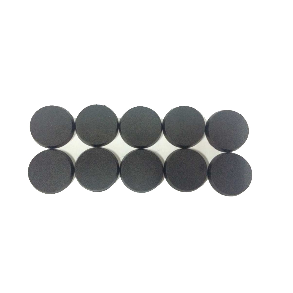 30pcs/50pcs/100pcs Wargame Table Base 25mm-70mm Gaming Miniatures Plastic Round Bases Model