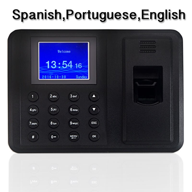 Cheapest Time Attendance Machine for 2000Users Employee Scanning fingerprint time attendance system registro de acceso