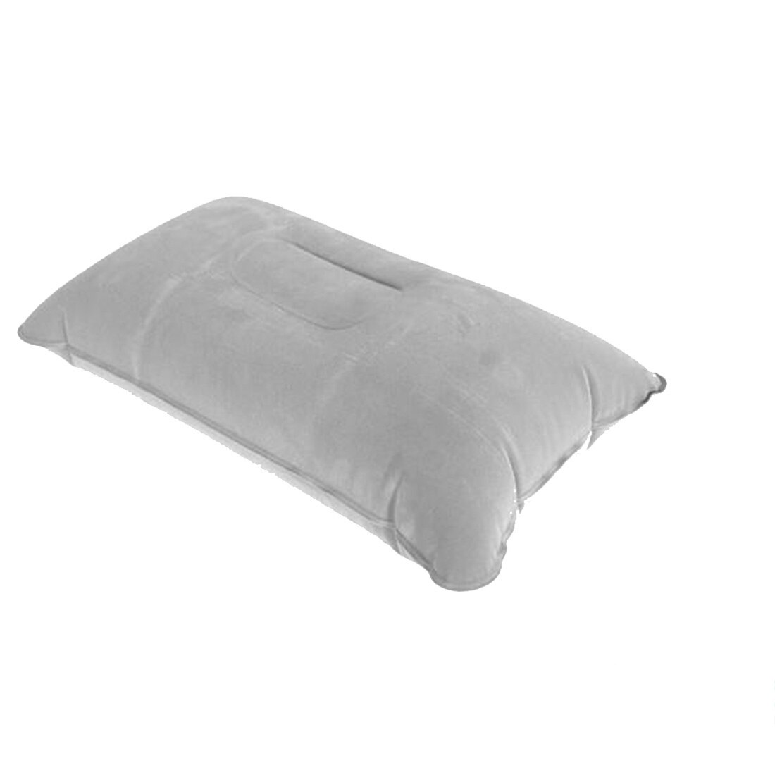 Almohada hinchable para viaje y playa, almohada hinchable portátil para exteriores, cojín inflable para la cabeza del coche, almohada inflable para senderismo: Gray